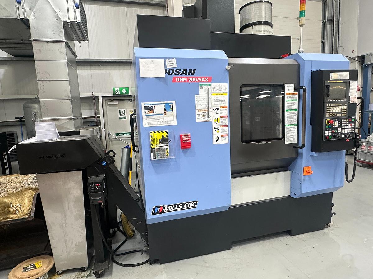 Used 2013 Doosan DNM 200/5AX Vertical Machining Machine