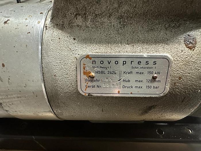 Used Novopress HSBLBusbar Processing Tools