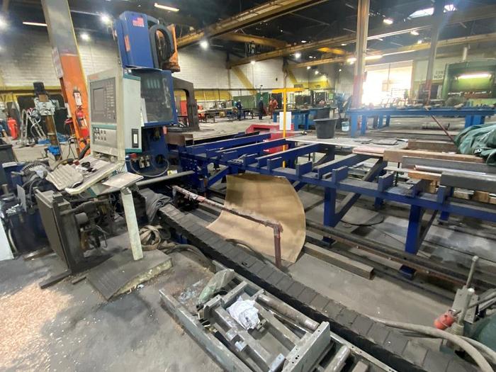 Used 2005 Peddinghaus Avenger MDL1000B CNC Beam Drilling Line