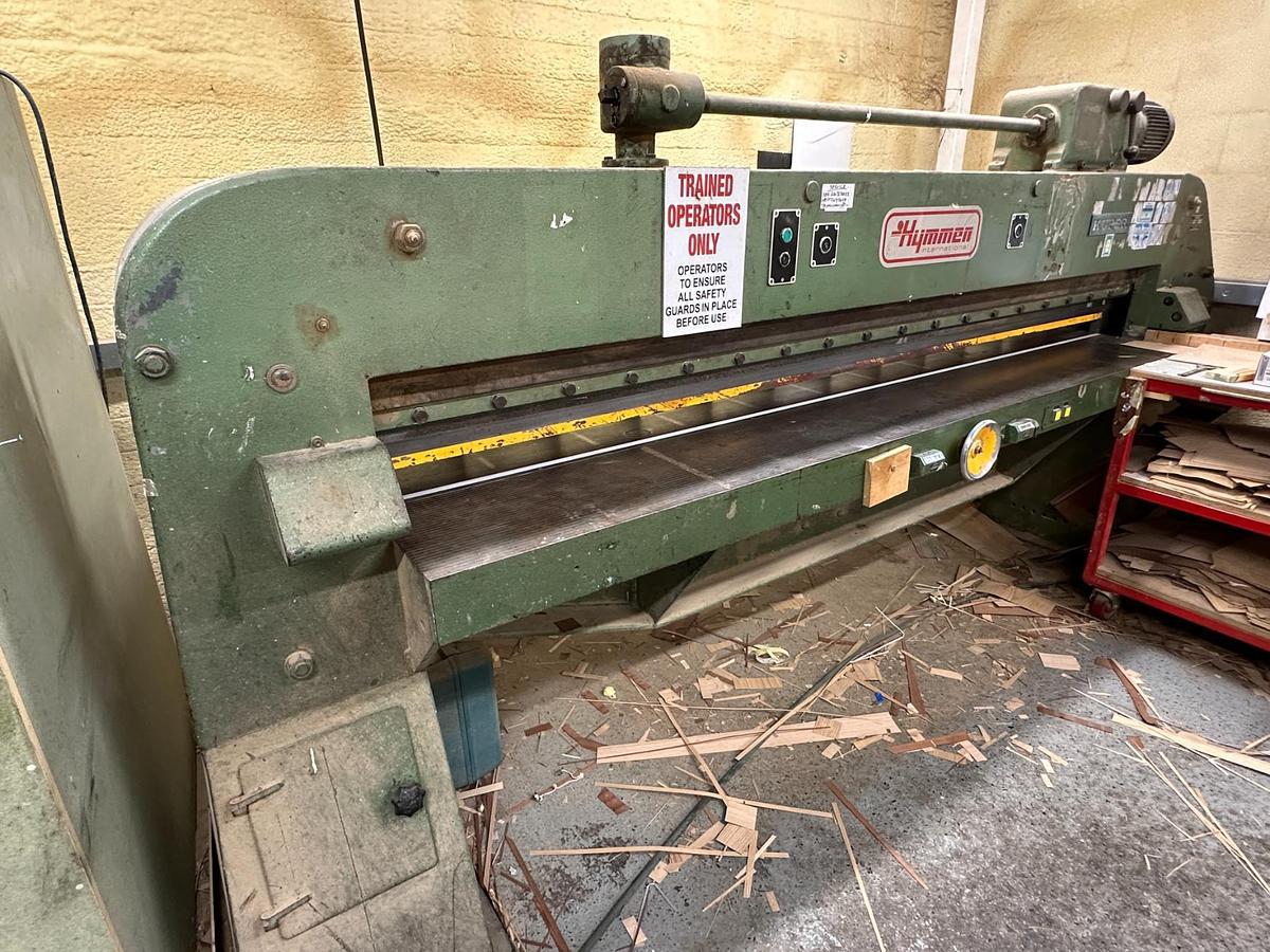 Used 1970 Hymmen AS 280 Veneer Guillotine