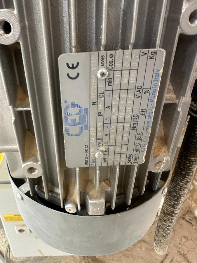 Used 2016 Wegoma EKS 2600 FU Veneer & Solid Wood Sanding Machine with Maggi Steff 2034 Feeder