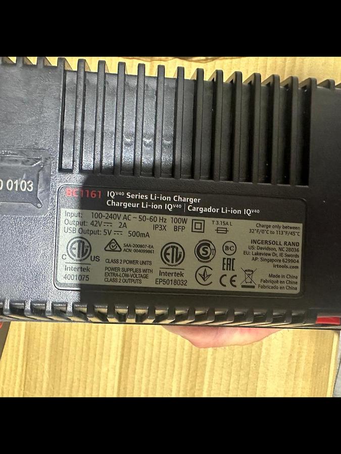 Used Ingersoll Rand QXBN Cordless Precision Screwdrivers – 3 Units + Chargers & 20V Batteries – Excellent Condition