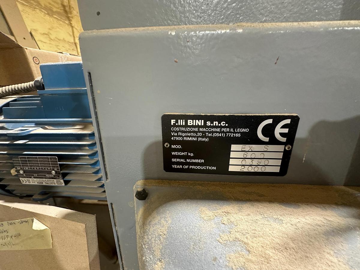 Used 2000 F.lli Bini Exsport EX S2500 Wide Belt Sander