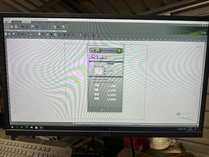 Used Gravograph IS400 Engraving Machine