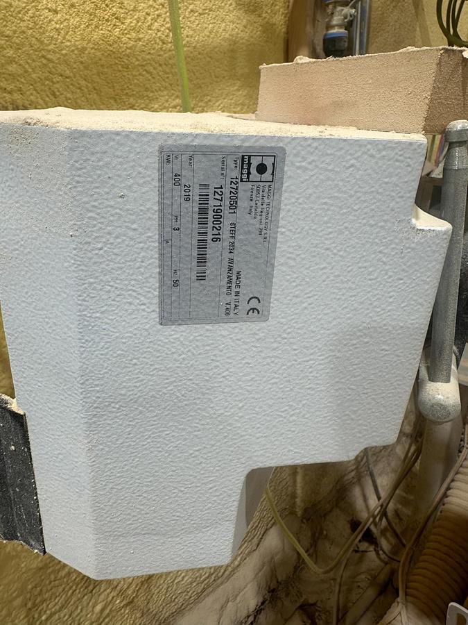 Used 2016 Wegoma EKS 2600 FU Veneer & Solid Wood Sanding Machine with Maggi Steff 2034 Feeder