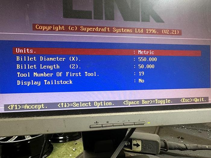 Used 1996 Harrison Alpha 550 Teach Turn Lathe