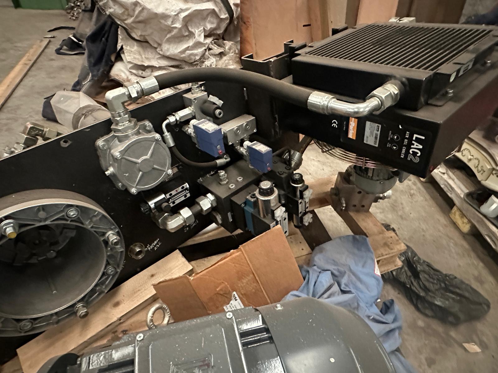 Used Hydraulic Powerpack System with Parker LAC2 Cooler & Techtop Motor (2022, Unused) – For Sale Ireland