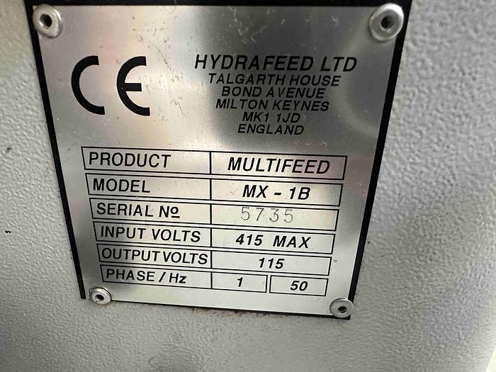 Used Hydrafeed Multifeed MX-1B Barfeed