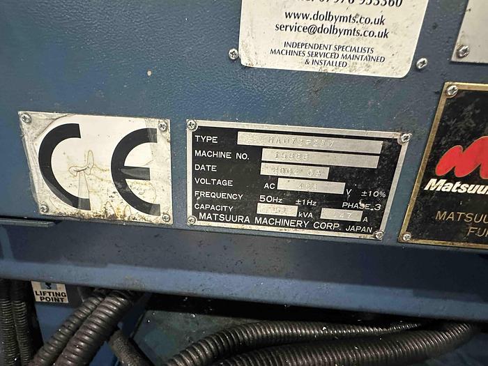 Used 2004 Matsuura MAM72-25V Machining Centre