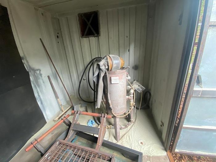 Used Shot Blasting Container