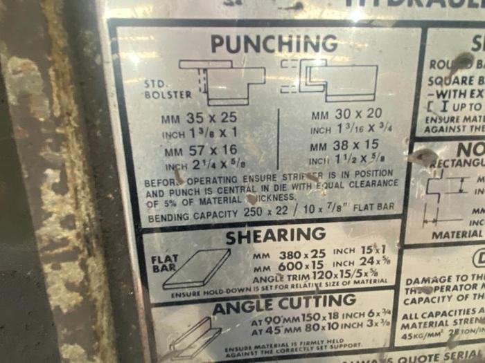 Used Kingsland  Multi 125 Ironworker