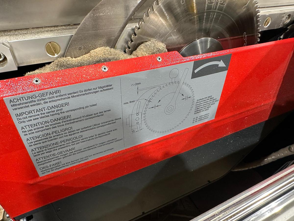 Used 2021 Altendorf WA 8X Sliding Table Saw