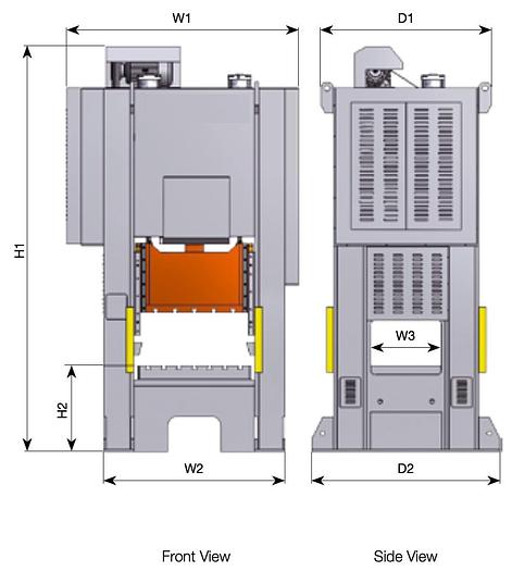 Hidrogarne PMV Series H-Type Mechanical Presses With Variable Stroke