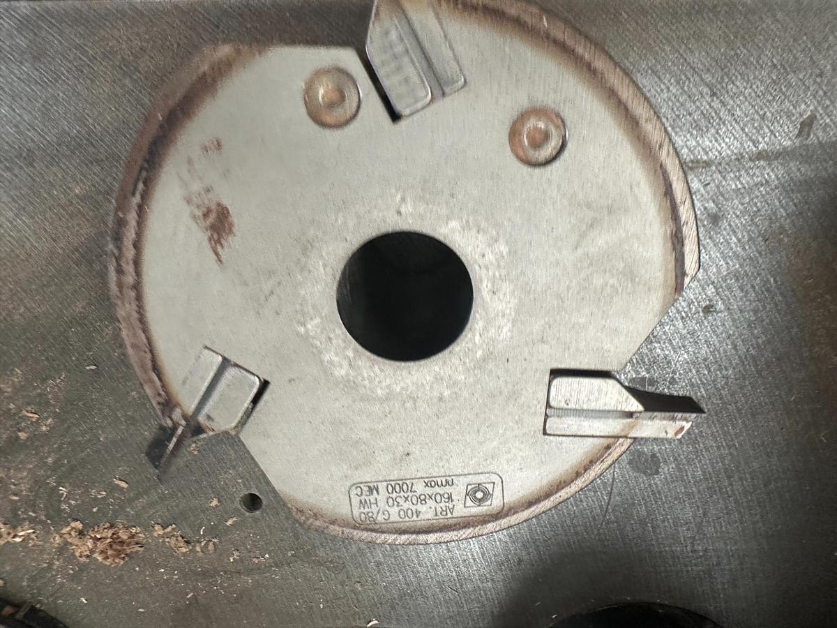 Used 2005 Griggio T220 Spindle Moulder with Comatic AF/34 Feeder