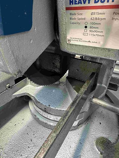 Used 2007 Sealey SM3154 Heavy Duty Cut Off Saw