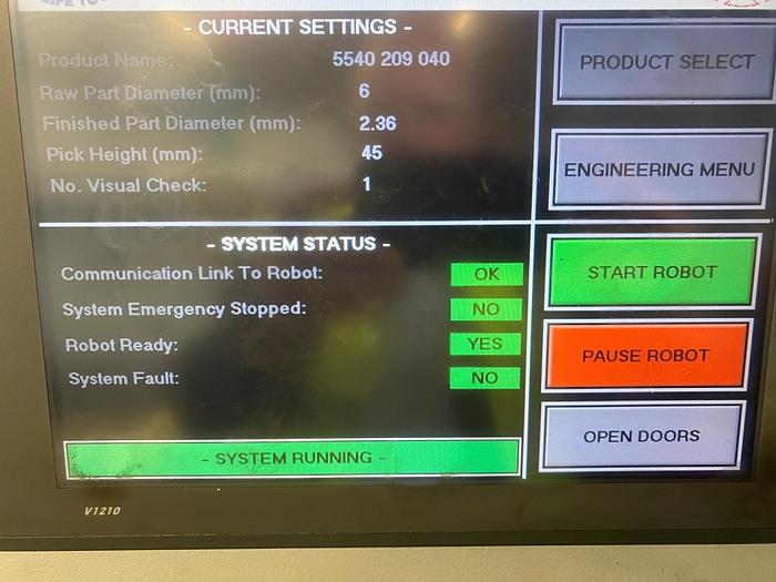 Used 2012 Mikrosa Kronos S250 Centreless Grinding Machine