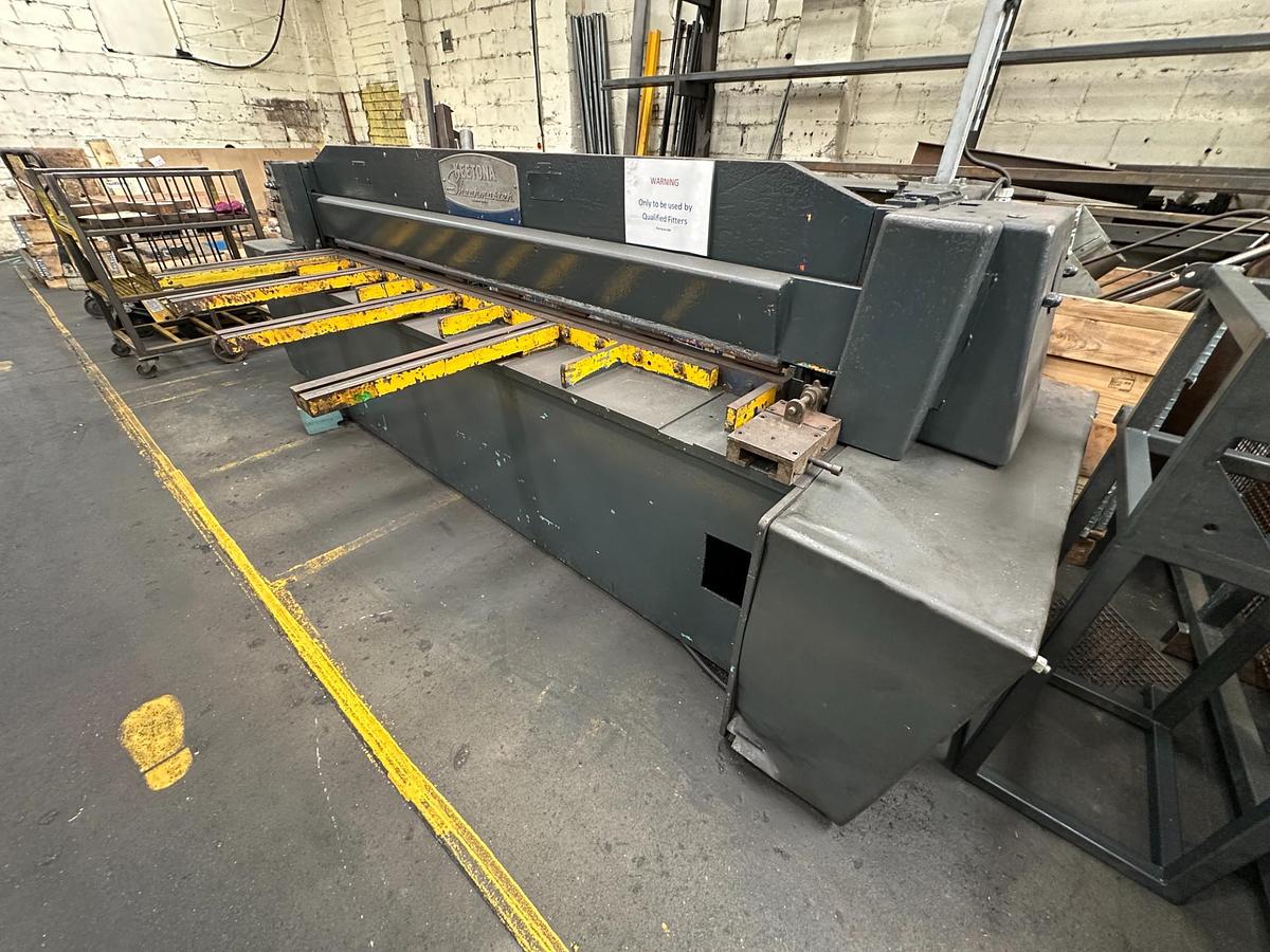 Used Keetona 2.5m x 3mm Mechanical Guillotine