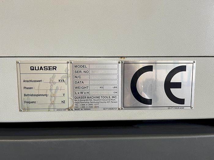 Used 2009 Quaser MV 184E Machining Center