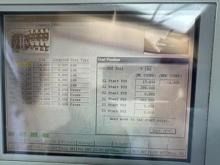 Used 2001 Citizen Cincom M-32 CNC Sliding Head Lathe