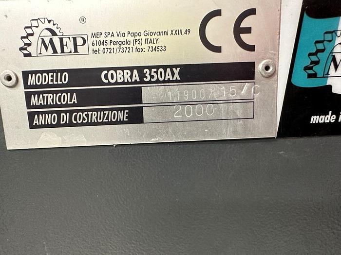 Used 2000 MEP Cobra 350AX Automatic Circular Saw