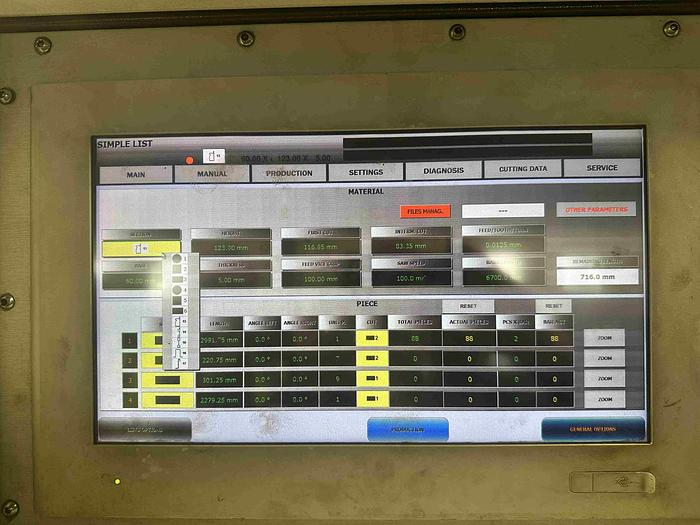 Used 2019 RALC Italia Nuova Lybra CNC Cutting Line