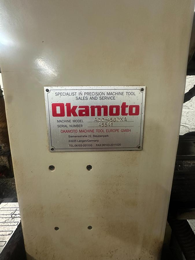 Used 2001 Okamoto ACC-450DXA