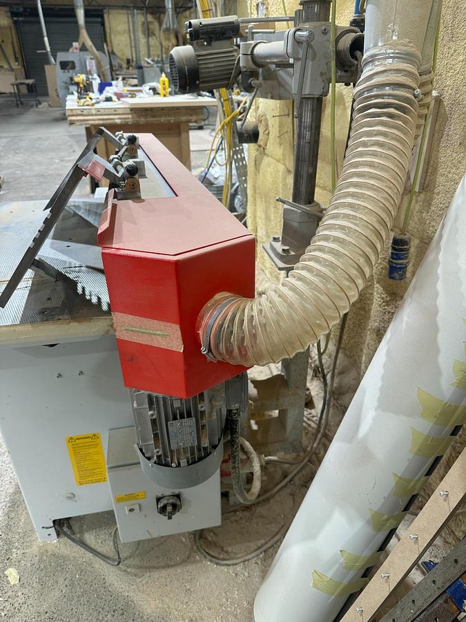 Used 2016 Wegoma EKS 2600 FU Veneer & Solid Wood Sanding Machine with Maggi Steff 2034 Feeder