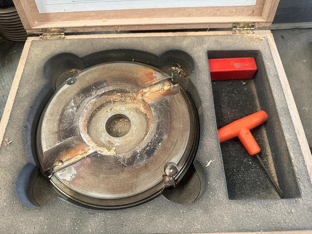 Used 2005 Griggio T220 Spindle Moulder with Comatic AF/34 Feeder