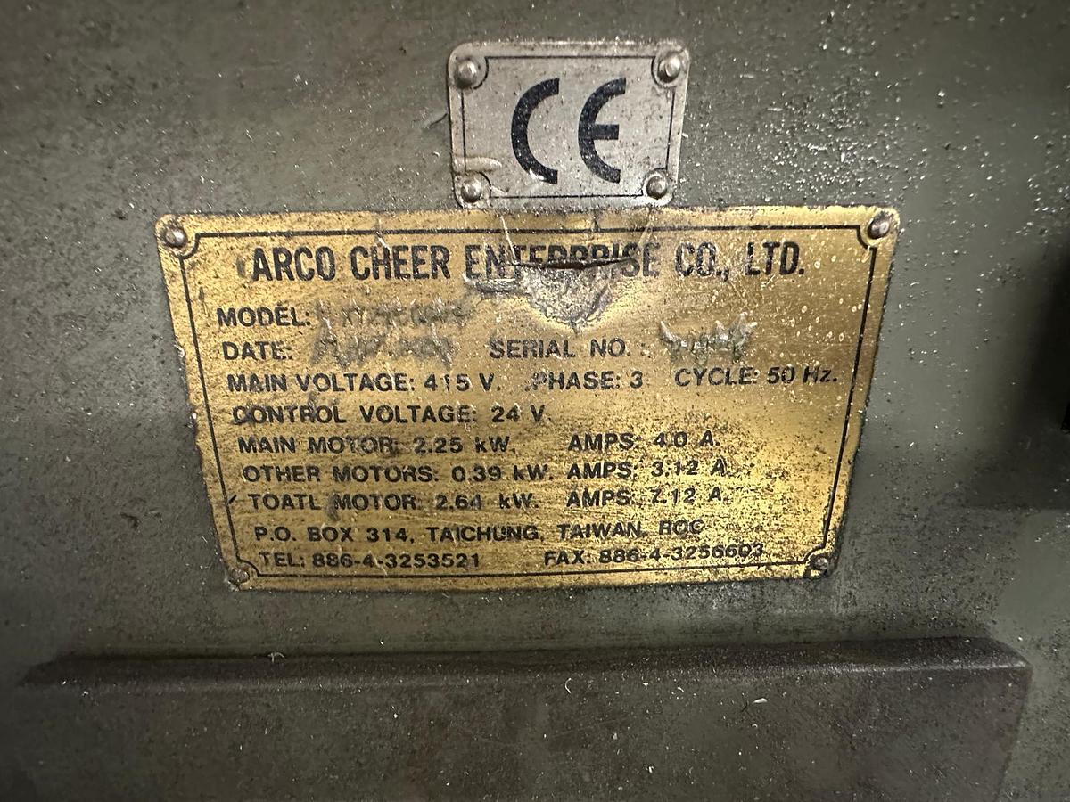 Used 2000 XYZ Edge 1500 Milling Machine