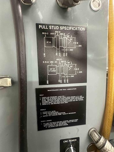 Used 1996 Fadal VMC 15XT Vertical Machining Centre