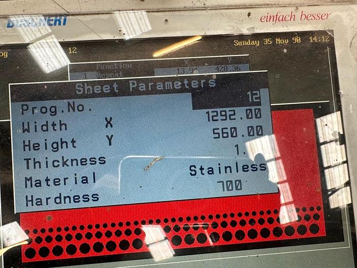 Used 2004 Boschert Twin 1000 Index CNC Punching Machine