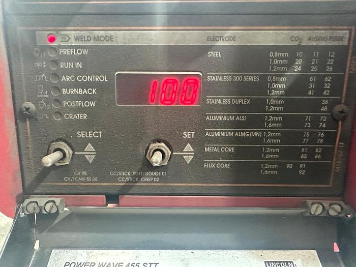 Used Lincoln Electric Power Wave 455/STT MIG Welder