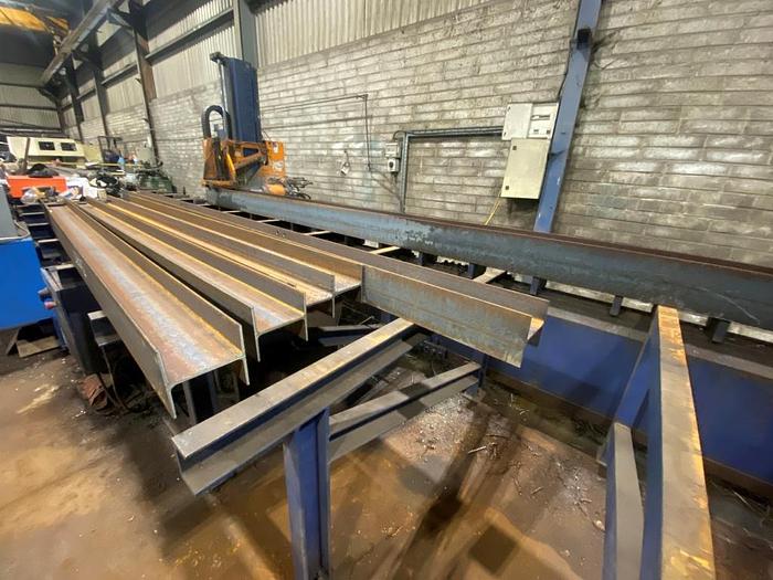 Used 2005 Peddinghaus Avenger MDL1000B CNC Beam Drilling Line