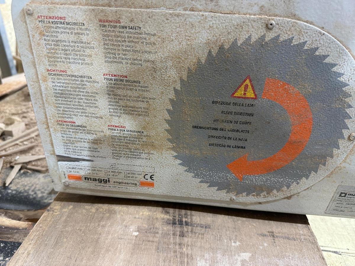 Used 2006 Maggi Junior 640 Sega Radial Arm Crosscut Saw