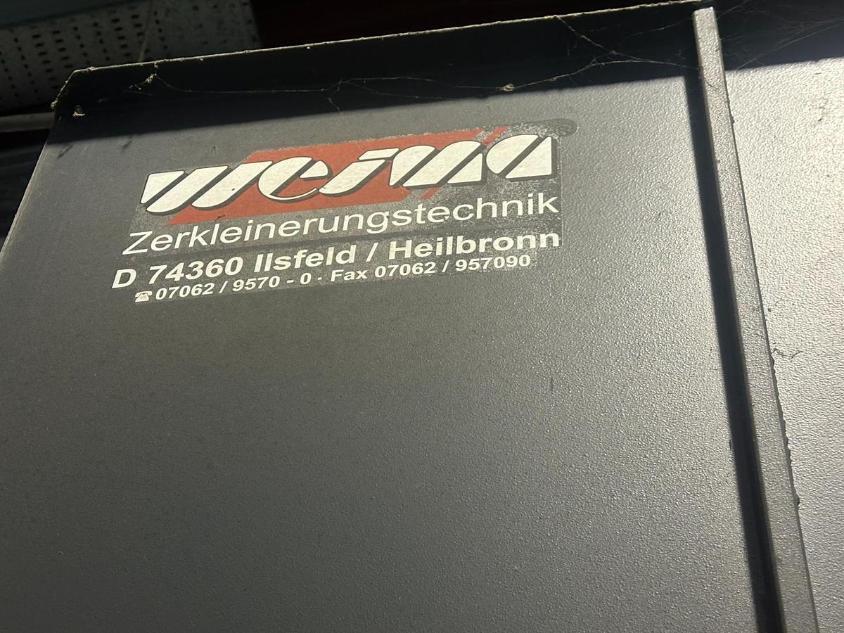 Used Used WEIMA ECO 600 Wood Shredder | Industrial Single Shaft