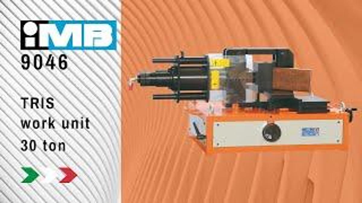 IMB Multifor 9046 TRIS 30Ton Work Unit for Busbar Fabrication