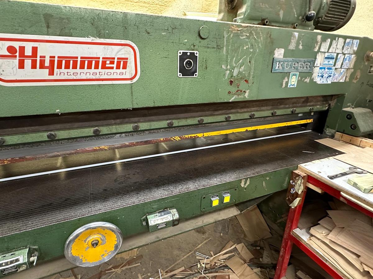 Used 1970 Hymmen AS 280 Veneer Guillotine