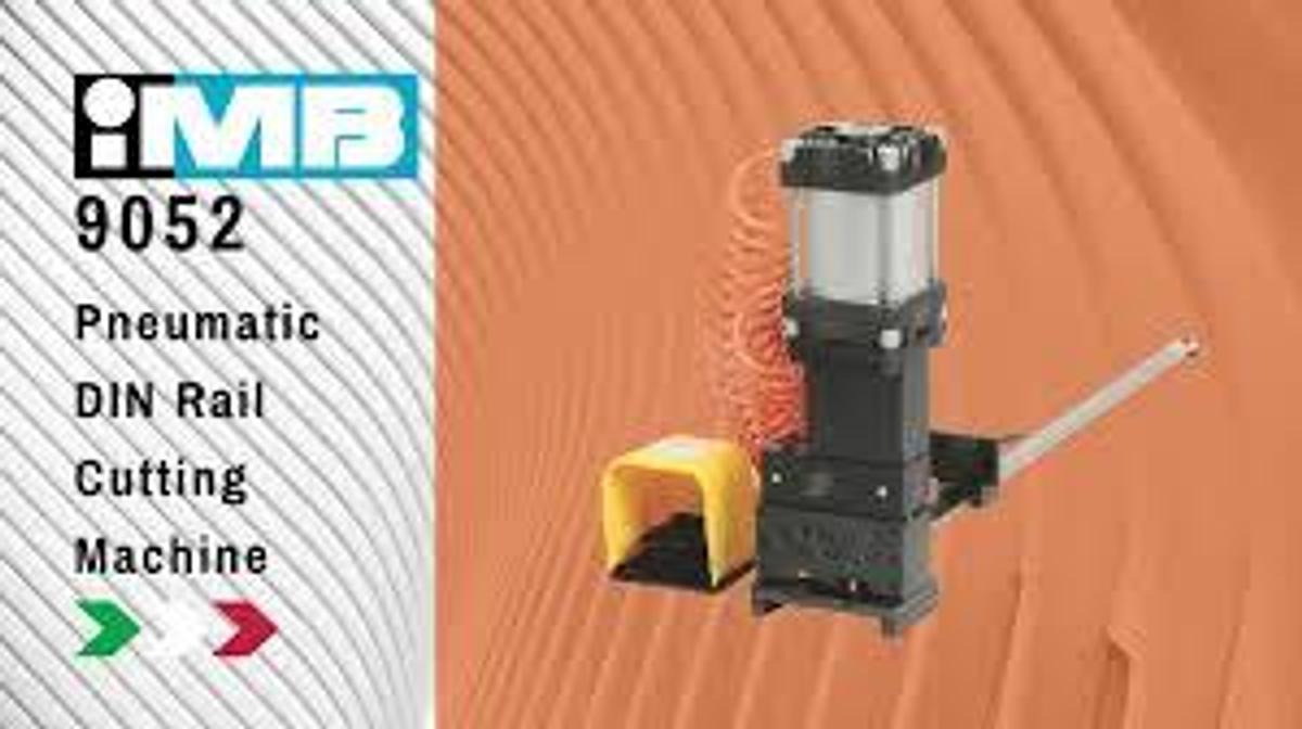 IMB Multifor 9052 Pneumatic DIN Rail Cutter | Air Powered Rail Cutting & Punching Machine
