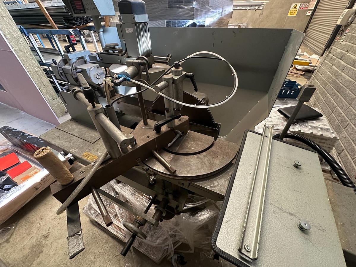 Used 2004 Graule AS-U 450 Notching Saw – Dual Blade Aluminium Profile Cutter