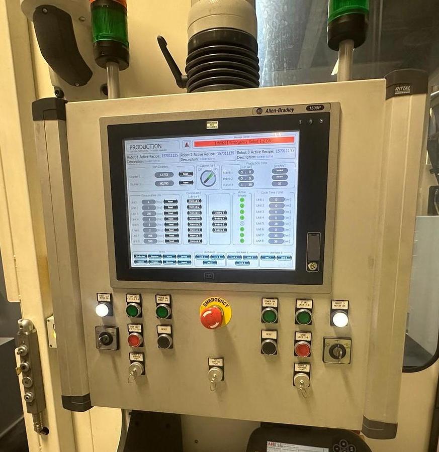 Used 2015 Intec Robotic Solutions Robotic Linish and Polish Machine