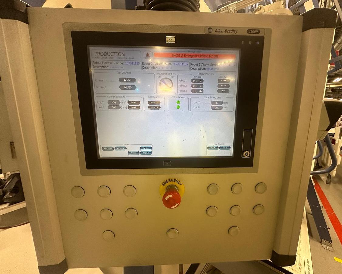 Used 2015 Intec Robotic Solutions Robotic Linish and Polish Machine