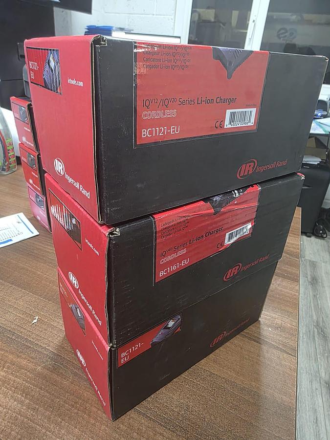 Used Ingersoll Rand QXBN Cordless Precision Screwdrivers – 3 Units + Chargers & 20V Batteries – Excellent Condition