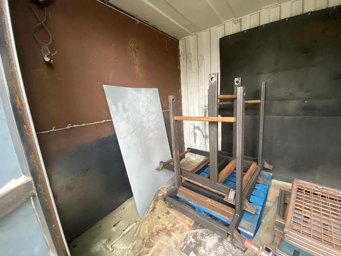 Used Shot Blasting Container