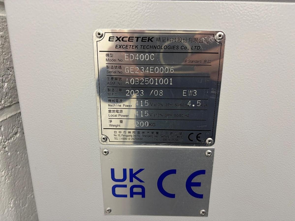 Used 2023 Excetek ED400C CNC Die Sink EDM Machine