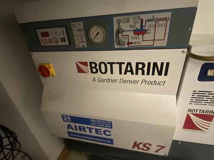 Used 2007 Bottarini Gardner Denver KS 7 Air Compressor