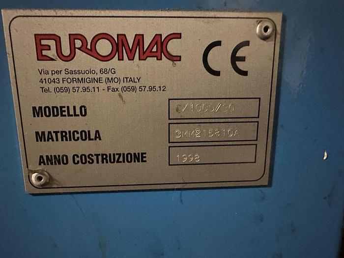 Used 1998 Euromac CX 1000/30 CNC Punching Machine