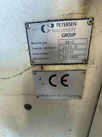 Used 2006 Cidan MS-R 40/2.0 Guillotine Shears