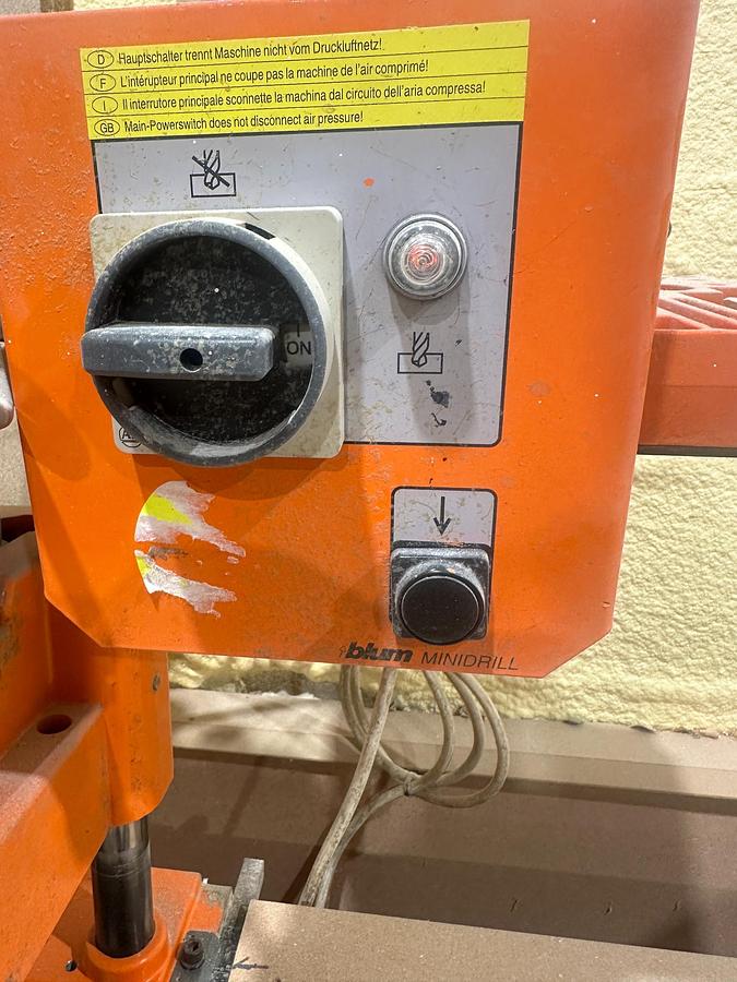 Used 2008 Blum Mini Drill Hinge Drill