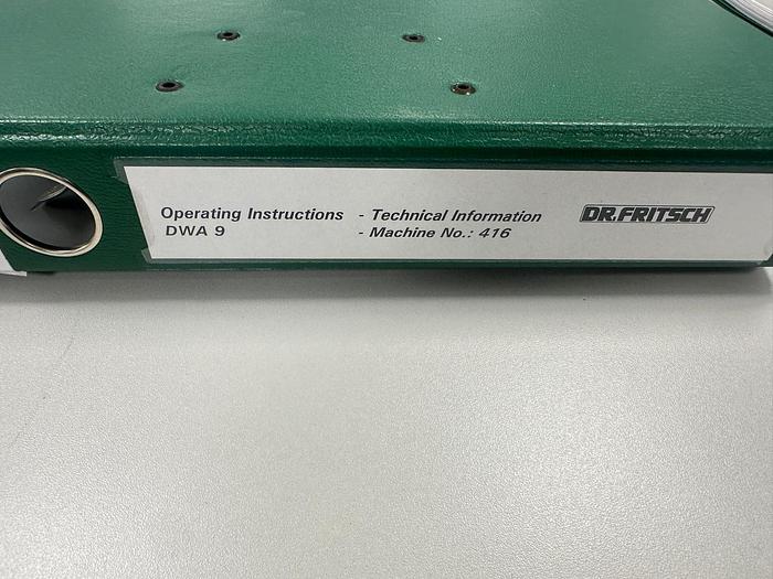 Used DR. Fritsch DWA 9 Dosing & Weighing Machine