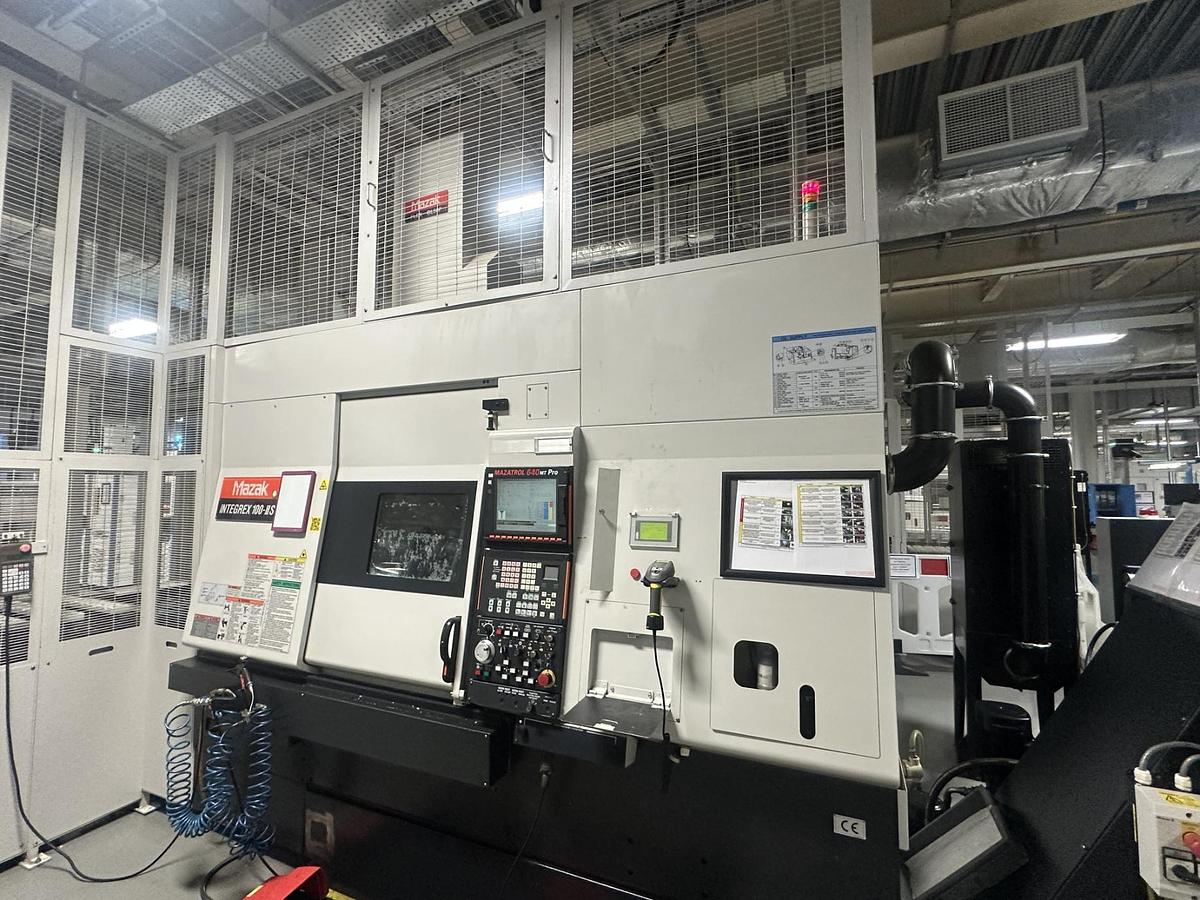 Used 2005 Mazak Integrex 100-III S CNC Mill-Turn Lathe with Gantry Loader – Low Hours, Excellent Condition